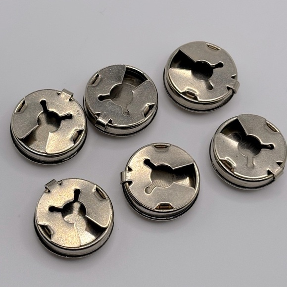 Native America Silver Button Set(6) - Picture 4 of 7